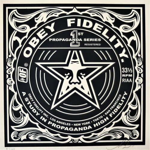 Obey Fidelity par Shepard Fairey, Édition en vente sur Singulart
