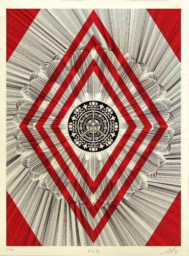Flower Diamond par Shepard Fairey, Édition en vente sur Singulart