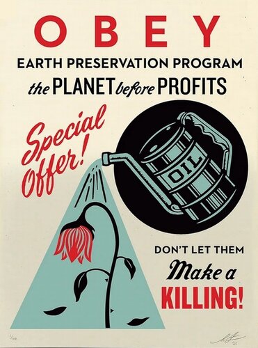 Earth Preservation par Shepard Fairey, Édition en vente sur Singulart