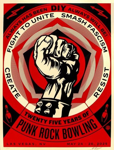 Punk Rock Bowling par Shepard Fairey, Édition en vente sur Singulart