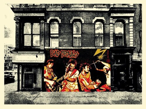 Bad Brains Bowery and Bleecker by Shepard Fairey, 版画 for Sale on Singulart