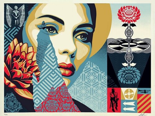 Harmonious Elements par Shepard Fairey, Édition en vente sur Singulart