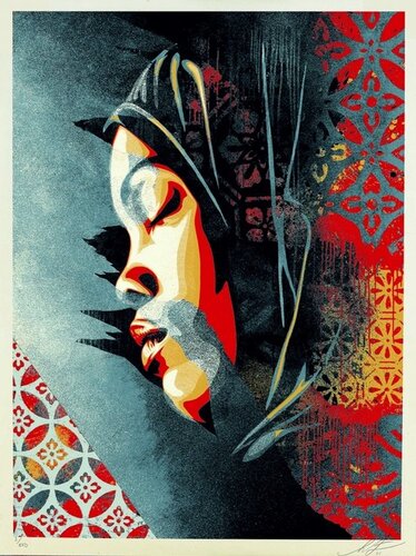 Meditation Woman van Shepard Fairey, Afdruk te koop op Singulart