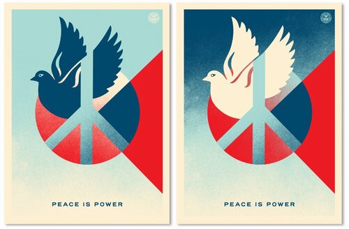 Peace is Power SET par Shepard Fairey, Édition en vente sur Singulart