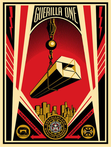 Guerilla One X The Seventh Letter par Shepard Fairey, Édition en vente sur Singulart