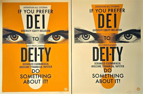 DEI-TY SET par Shepard Fairey, Édition en vente sur Singulart