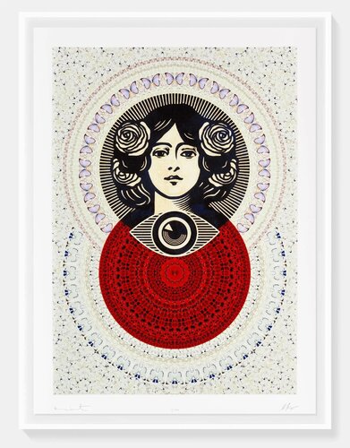Third Eye Butterfly Mandala by Shepard Fairey, Print for Sale on Singulart