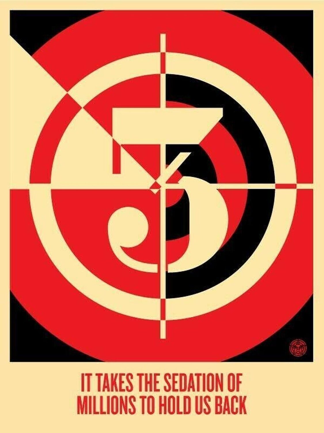 Sedation of Millions Shepard Fairey Druck zu verkaufen