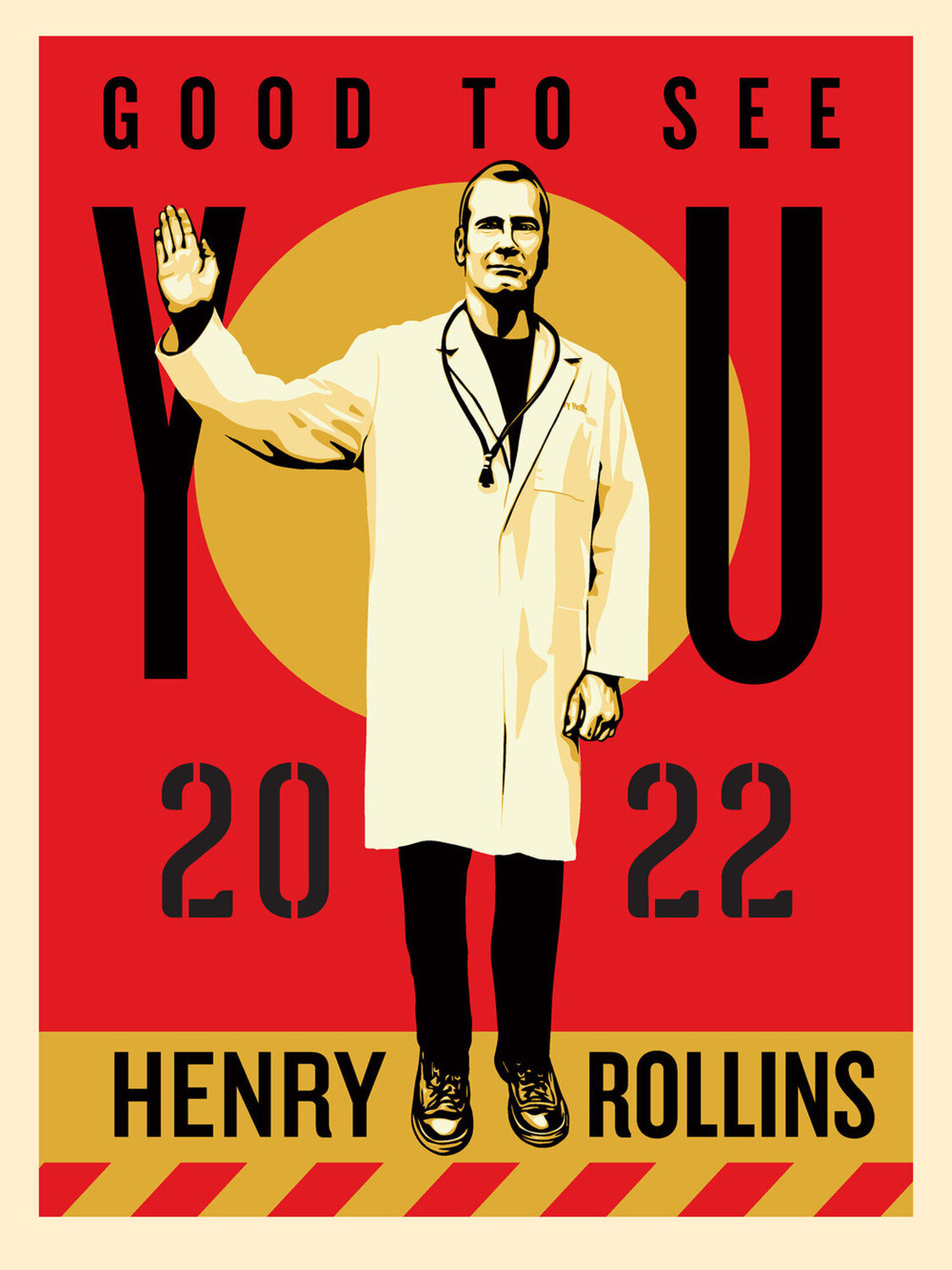 Good To See You 2022 (Henry Rollins) Shepard Fairey Druck zu verkaufen