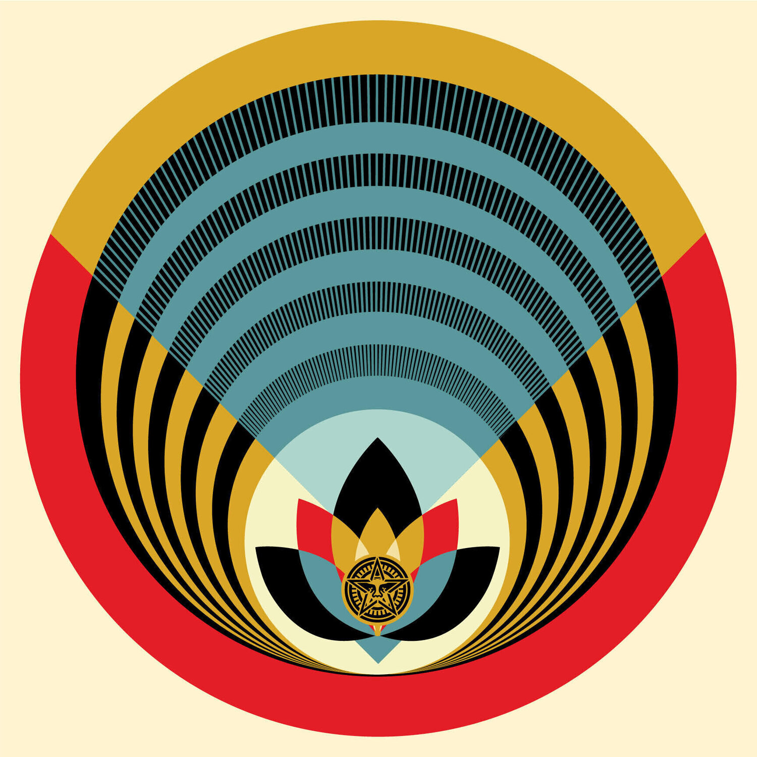 Radiant Lotus Shepard Fairey