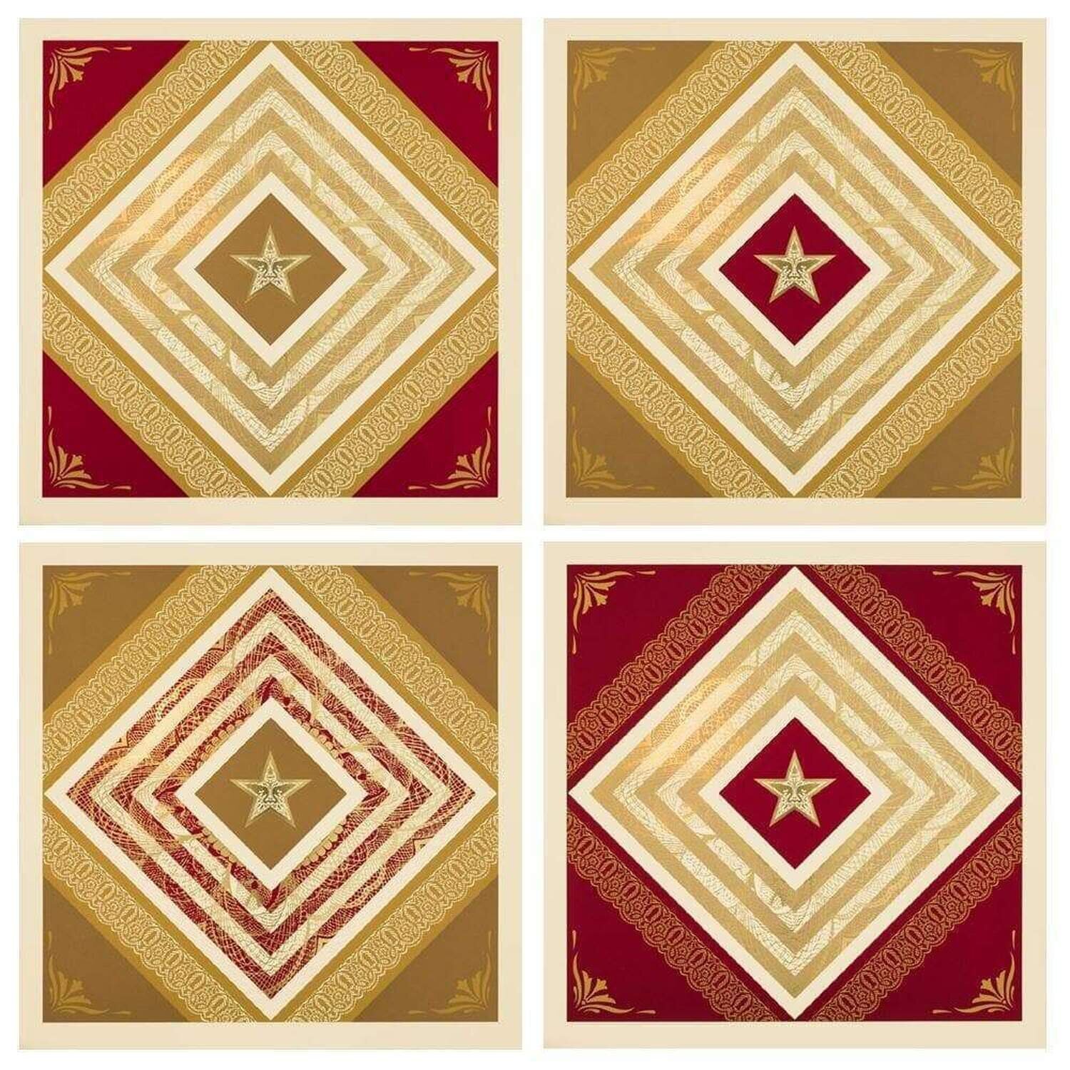 Power and Glory (Set of 4 Prints) Shepard Fairey Stampa in vendita