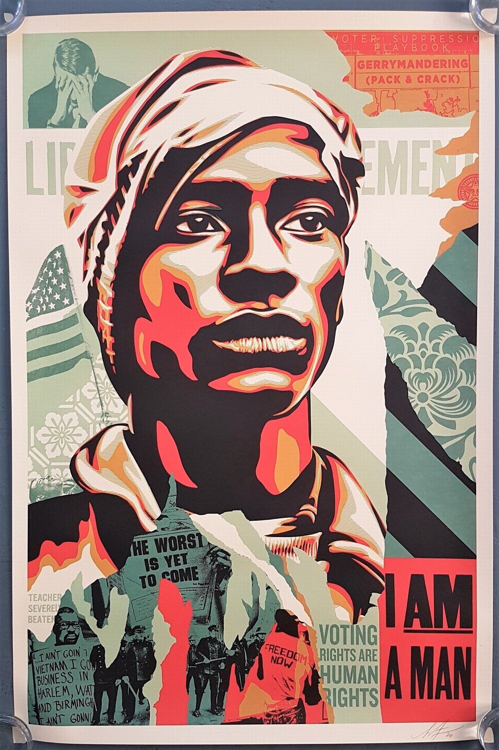 Voting Rights are Human Rights Shepard Fairey
