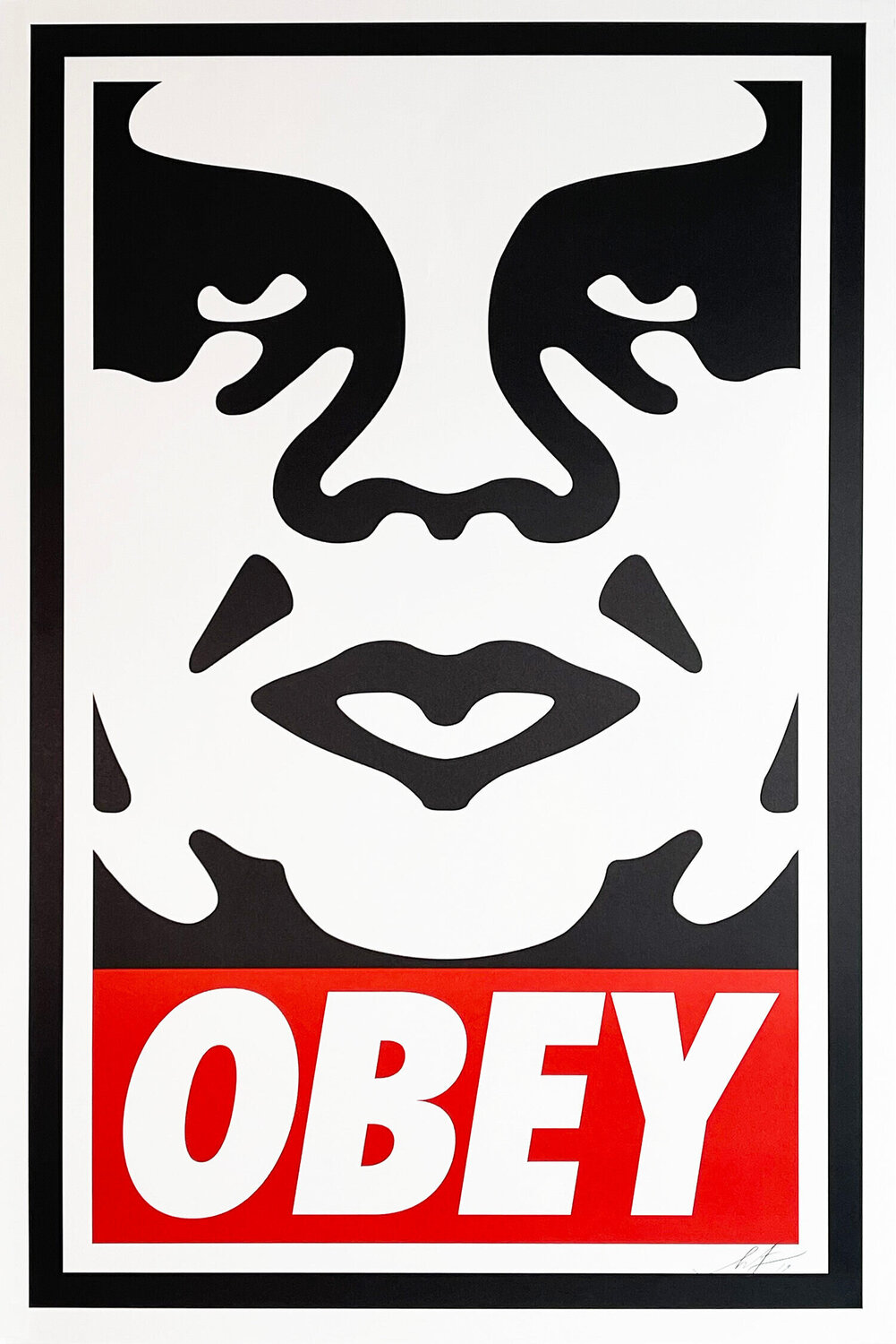 Obey Icon' by Shepard Fairey (2024) : Print Lithography