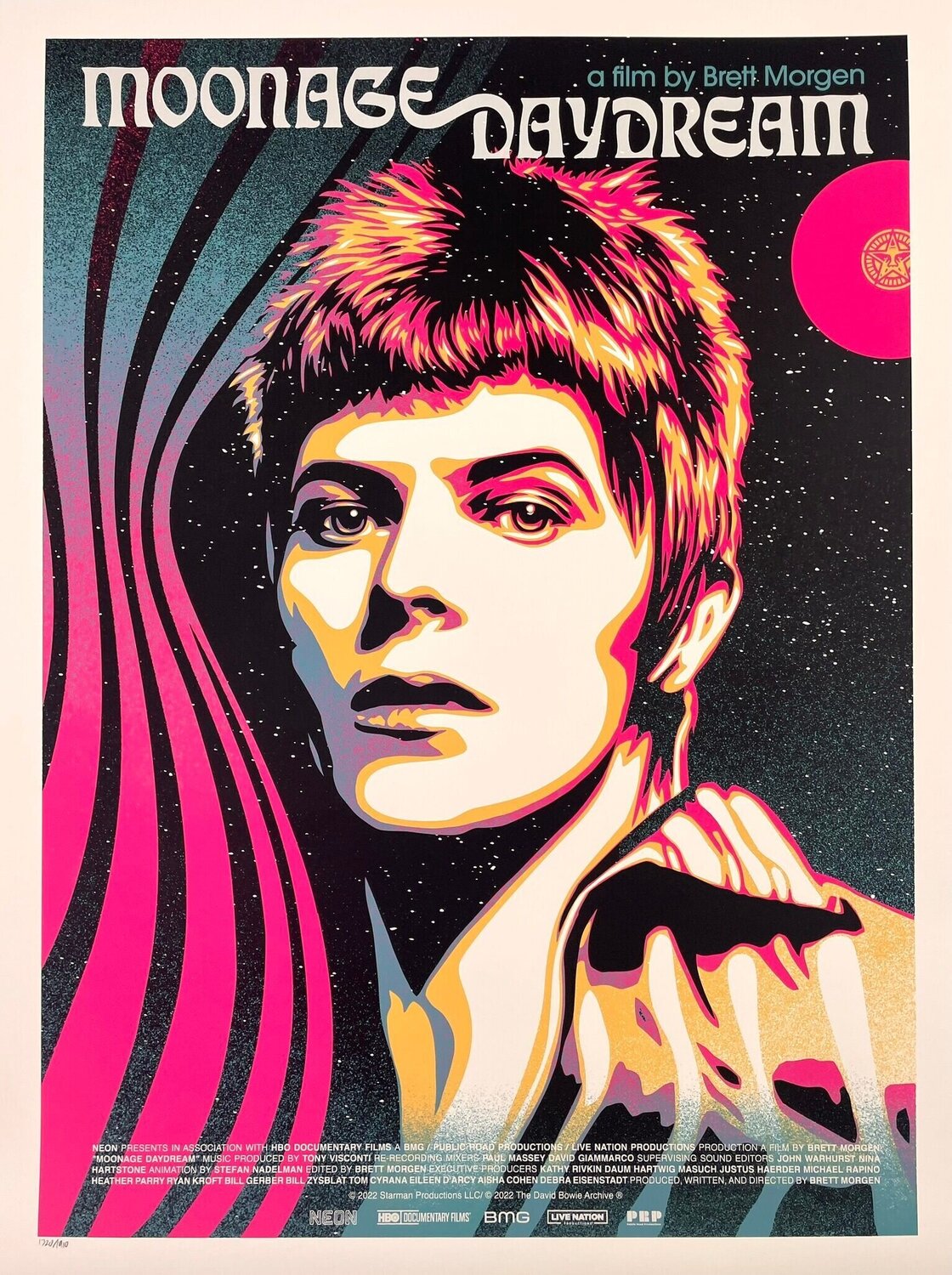 Moonage Daydream (David Bowie) Shepard Fairey