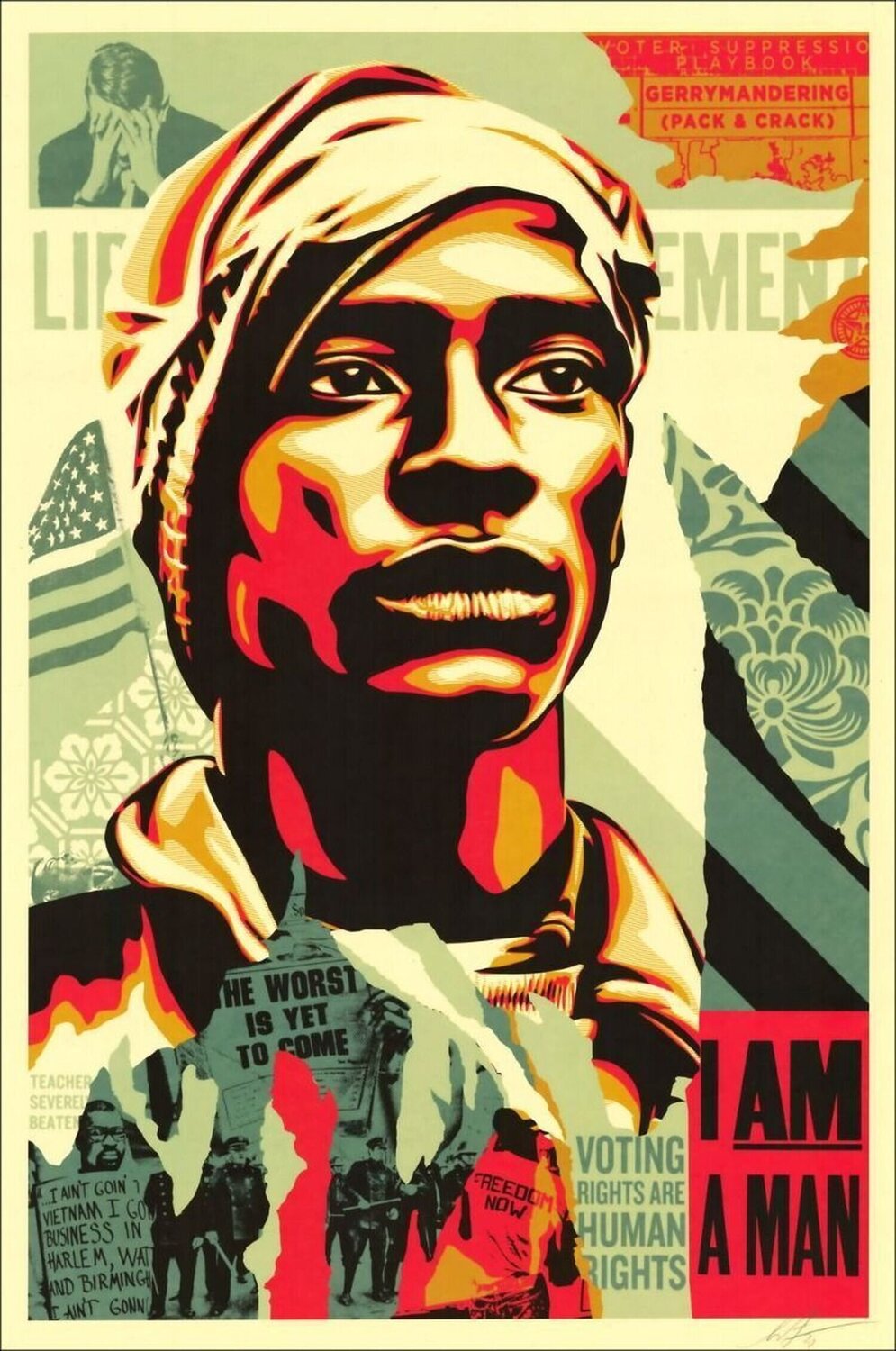 I am a man Shepard Fairey