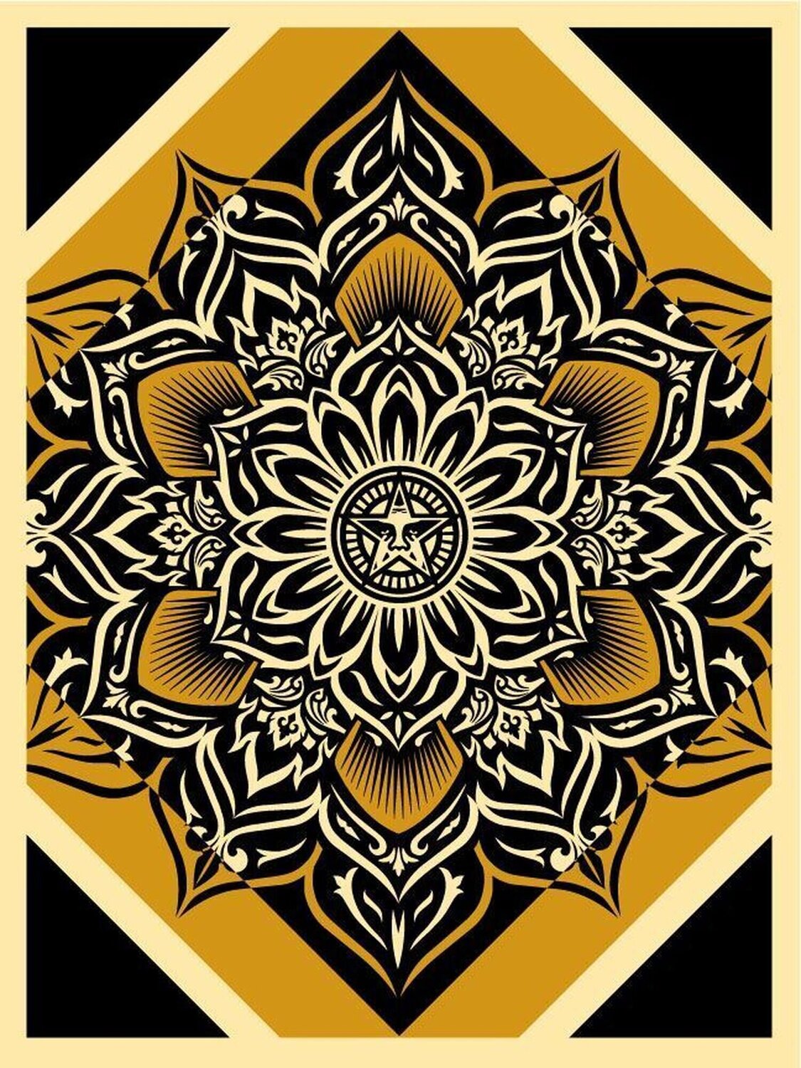 Lotus Diamond Gold Shepard Fairey