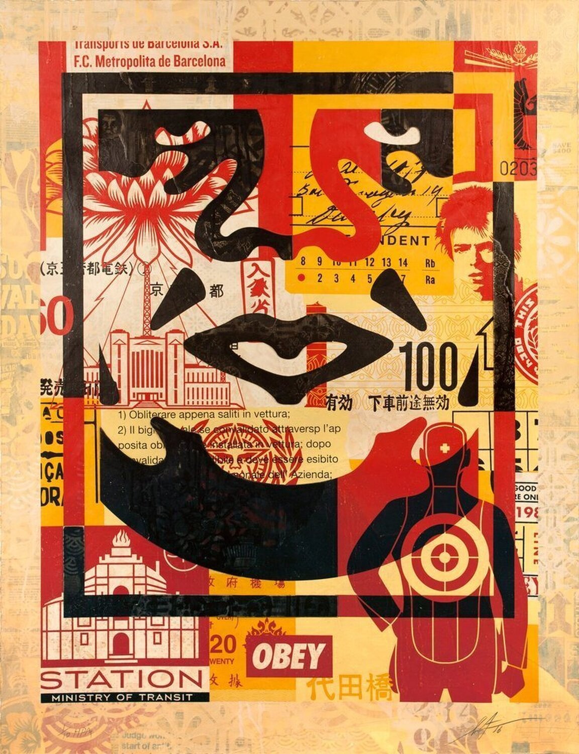 Giant Collage Shepard Fairey