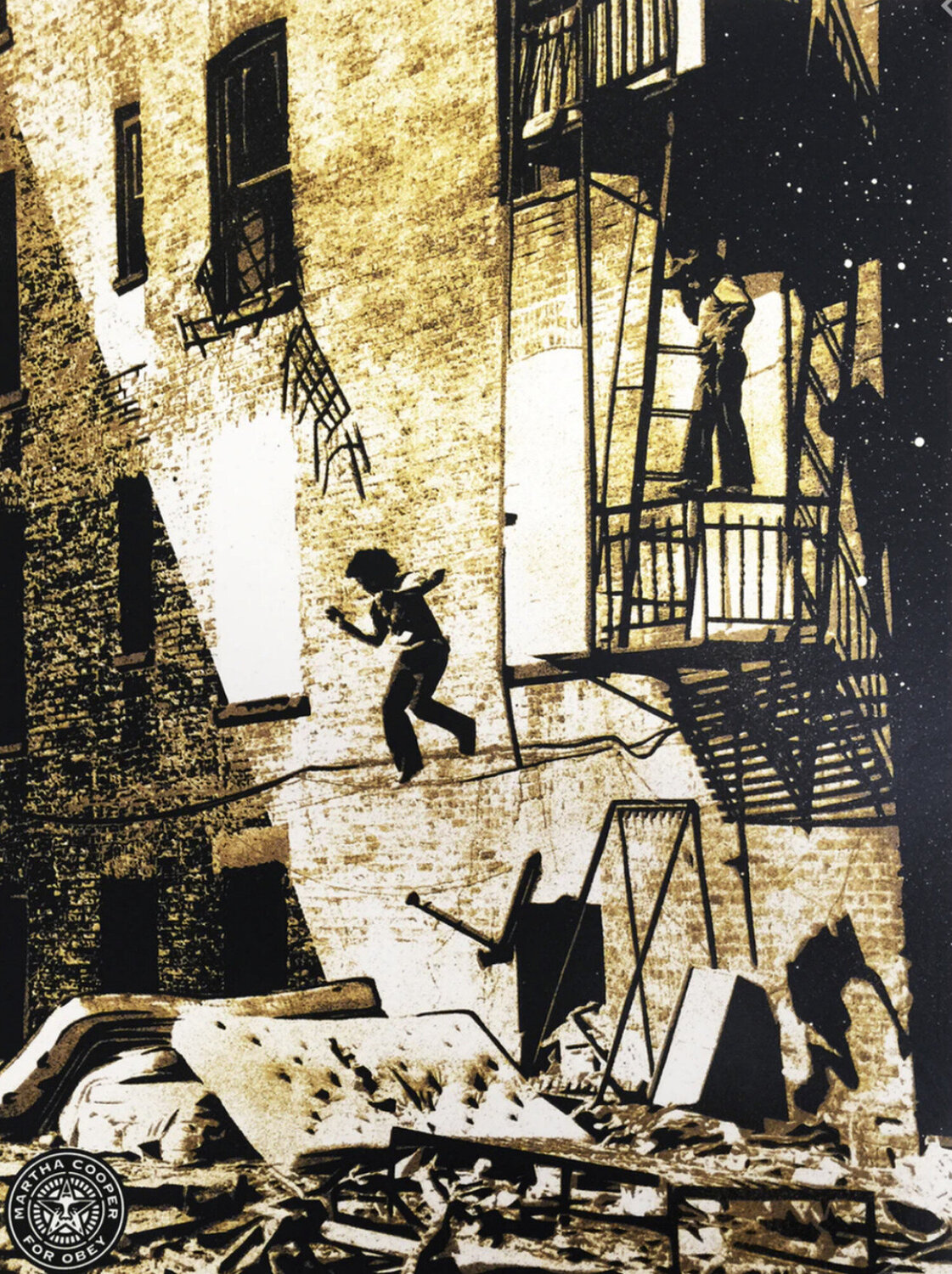 Leap of Faith Shepard Fairey Druck zu verkaufen