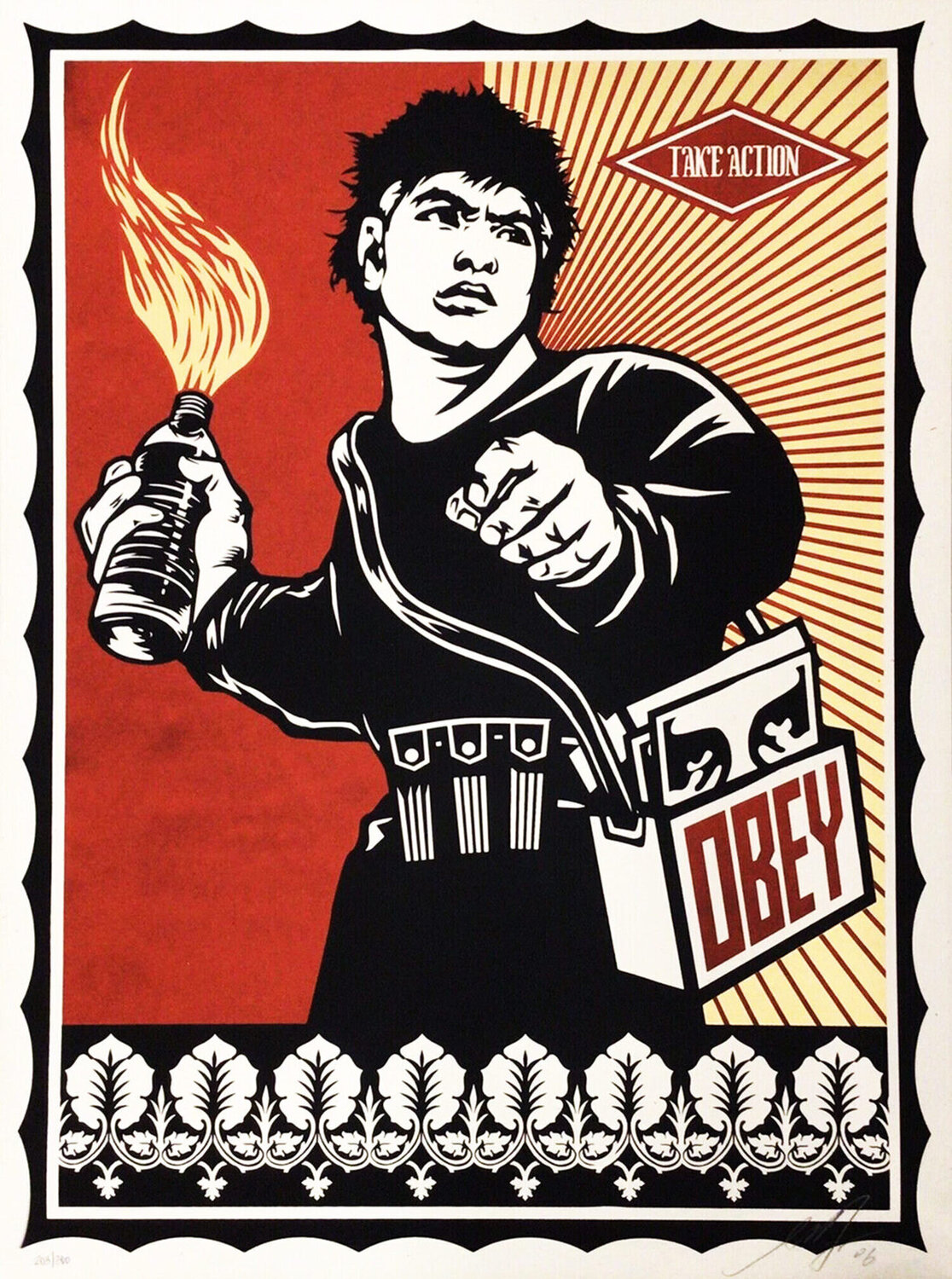 Molotov Man' Shepard Fairey