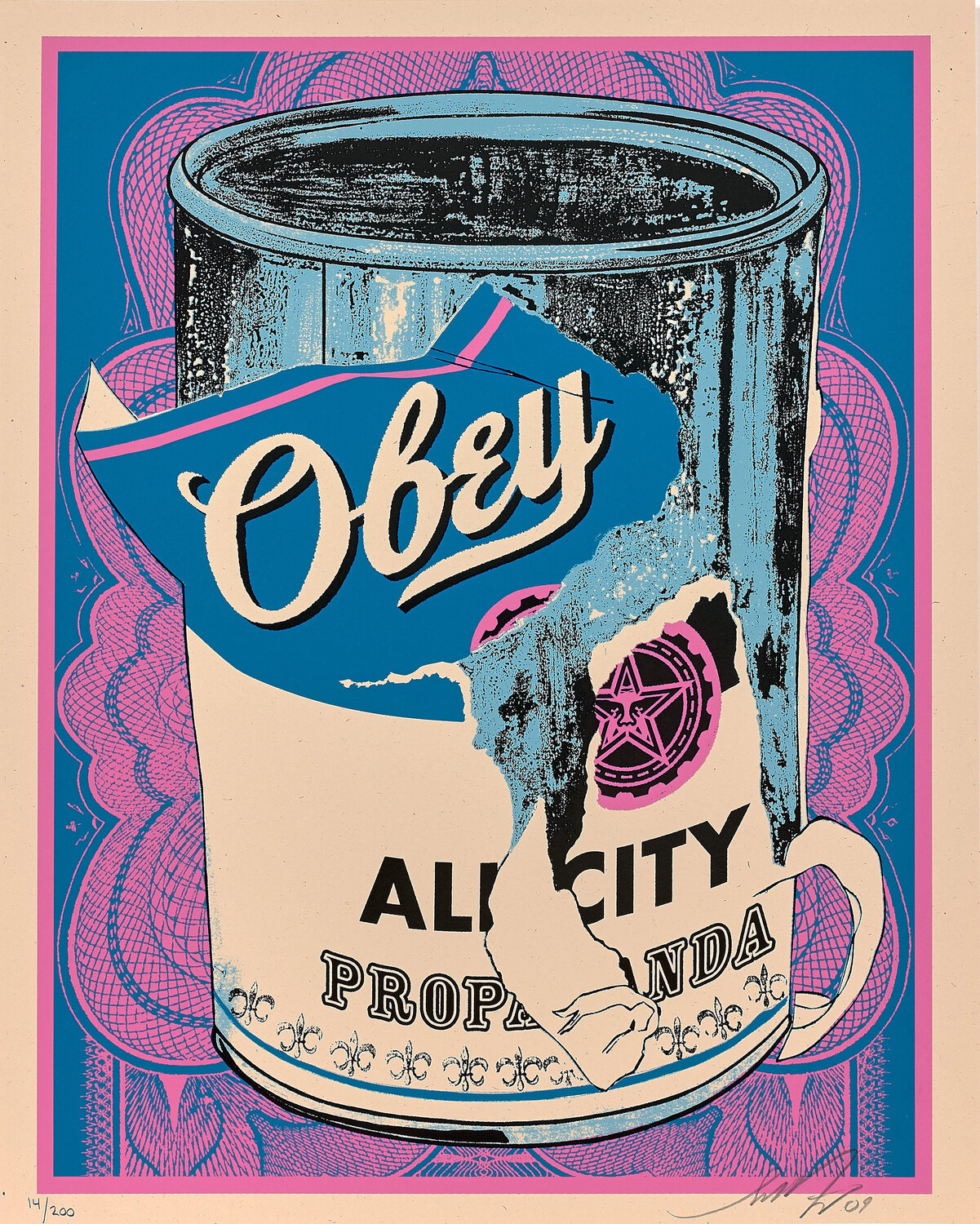 Shepard Fairey Soup Can 4 Shepard Fairey Druck zu verkaufen
