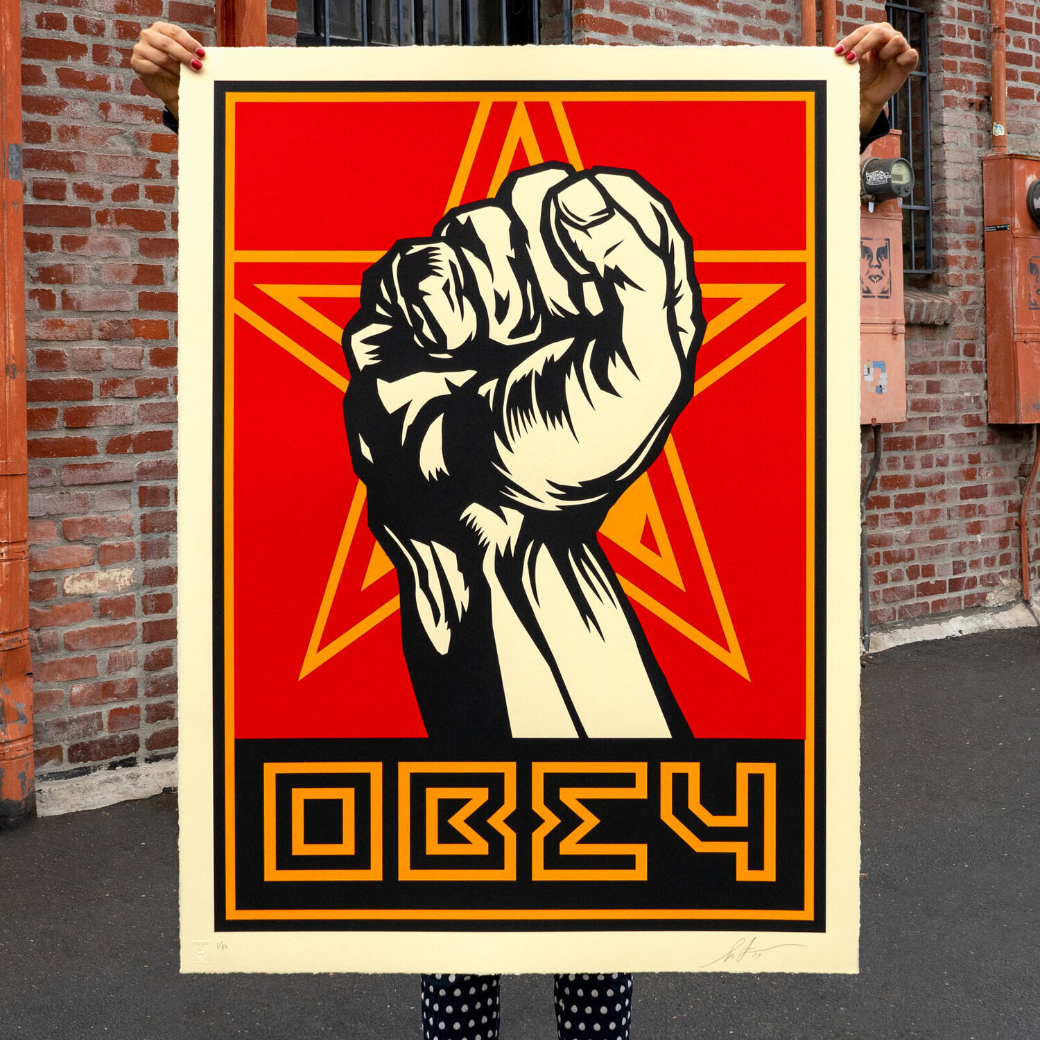 Obey Fist (Large Format) Shepard Fairey