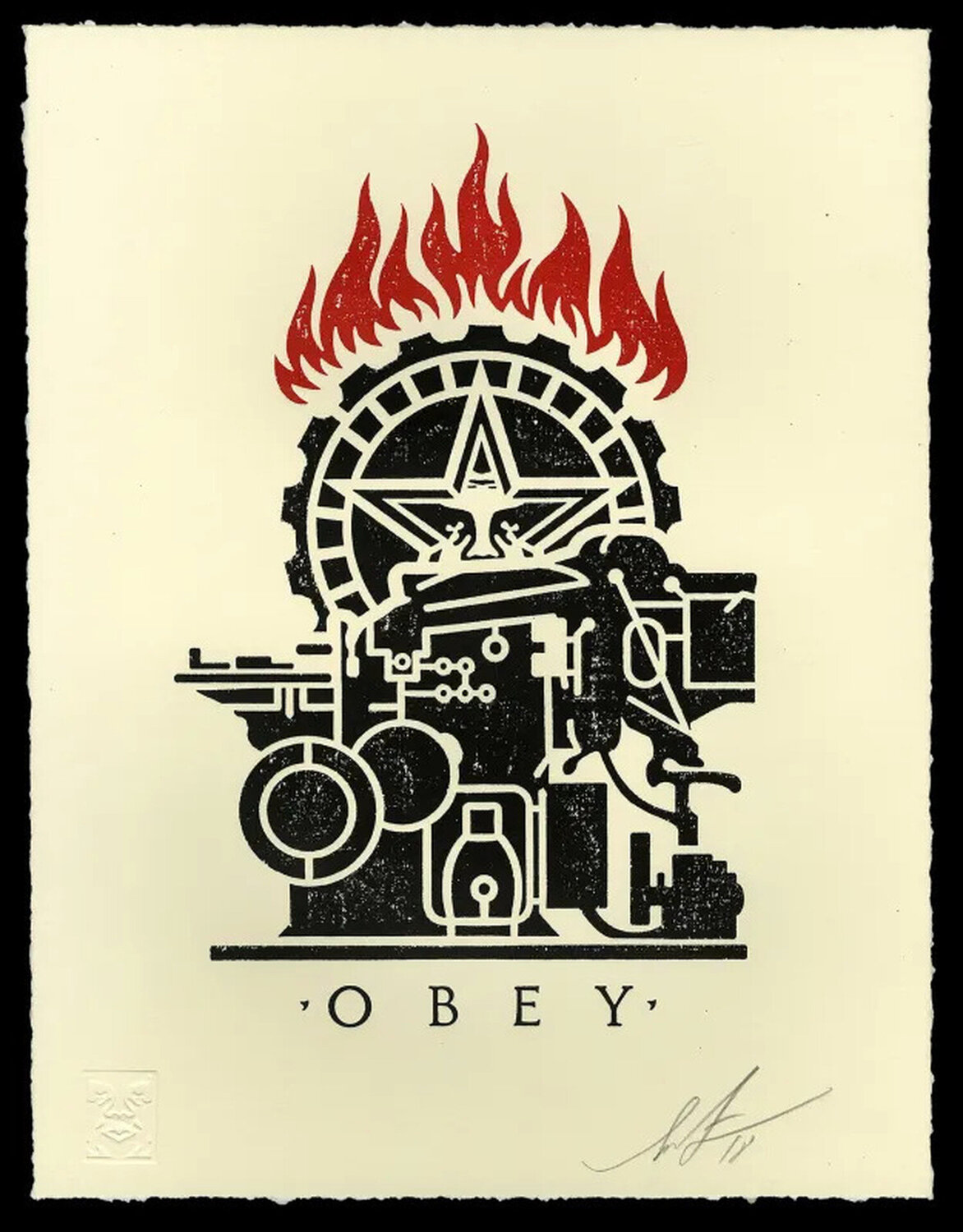 Obey Printing Press Shepard Fairey