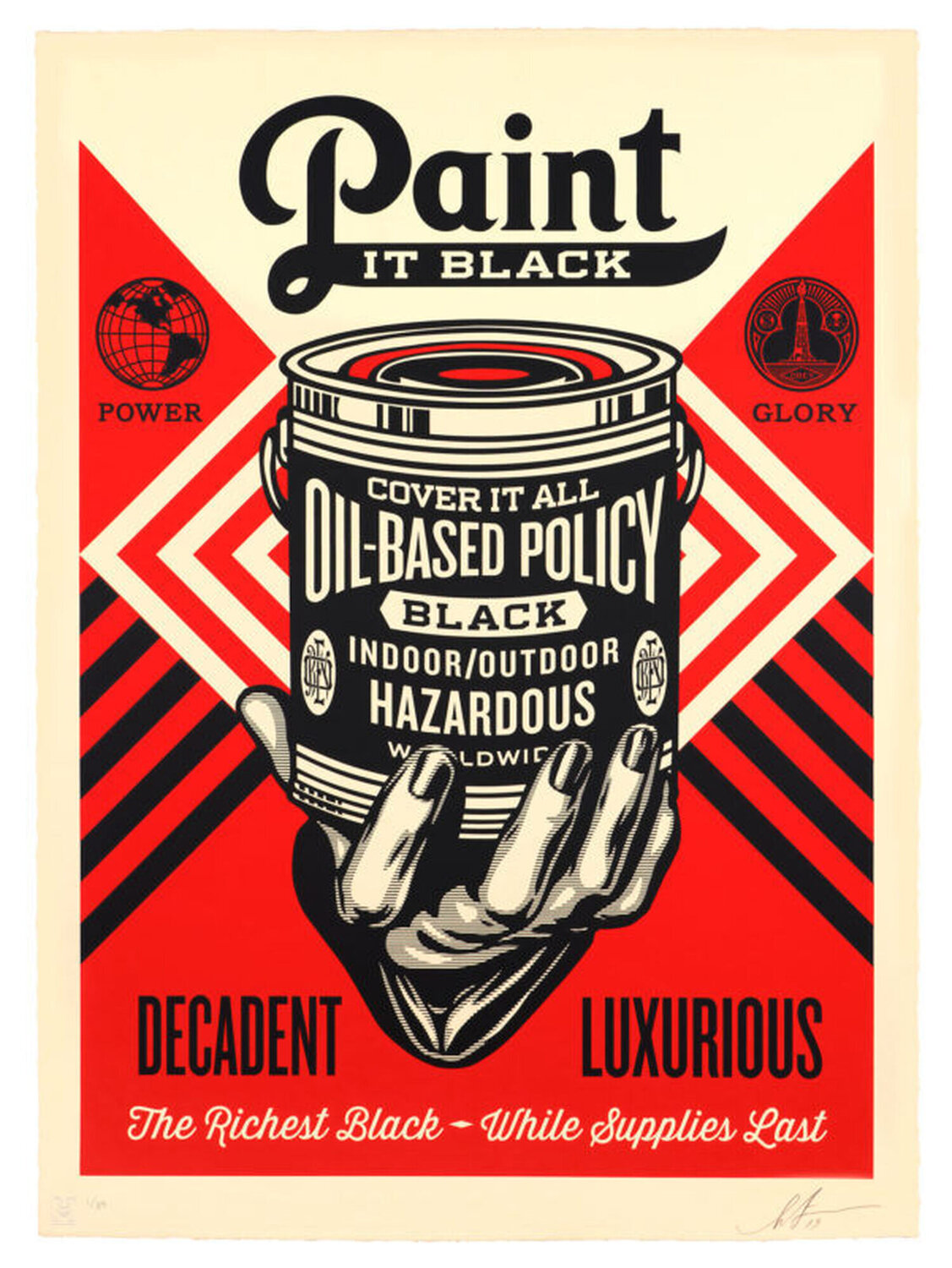 Paint it black Shepard Fairey