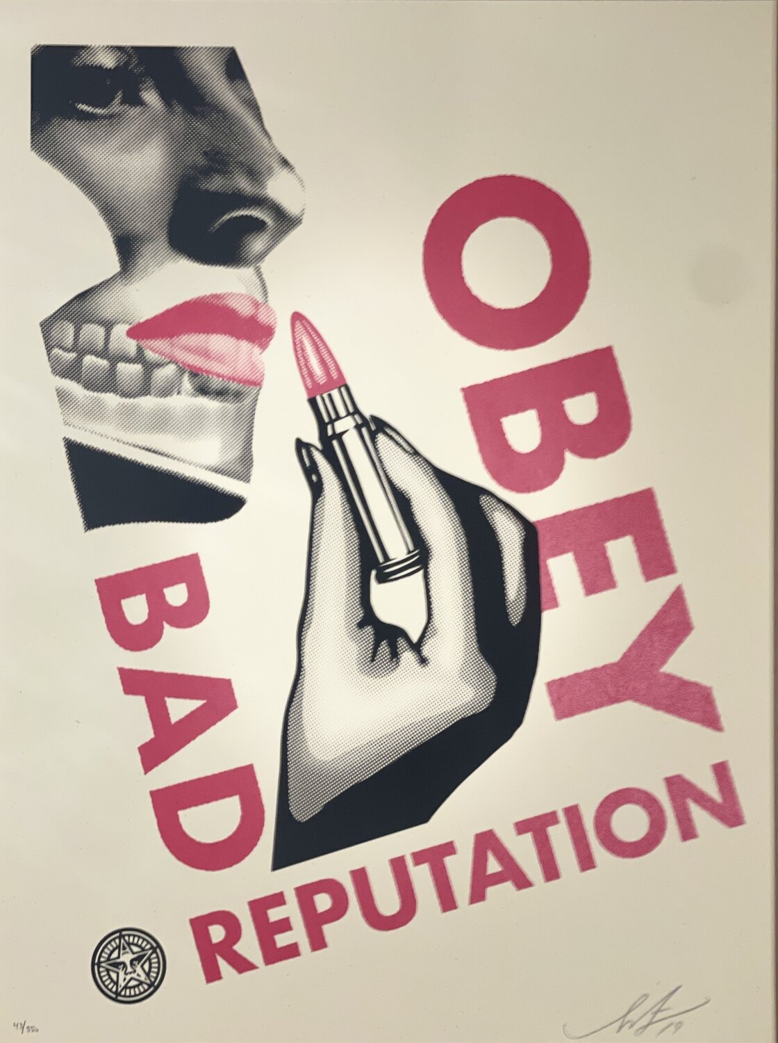 Bad Reputation Shepard Fairey Signed & Numbered Shepard Fairey Druck zu verkaufen