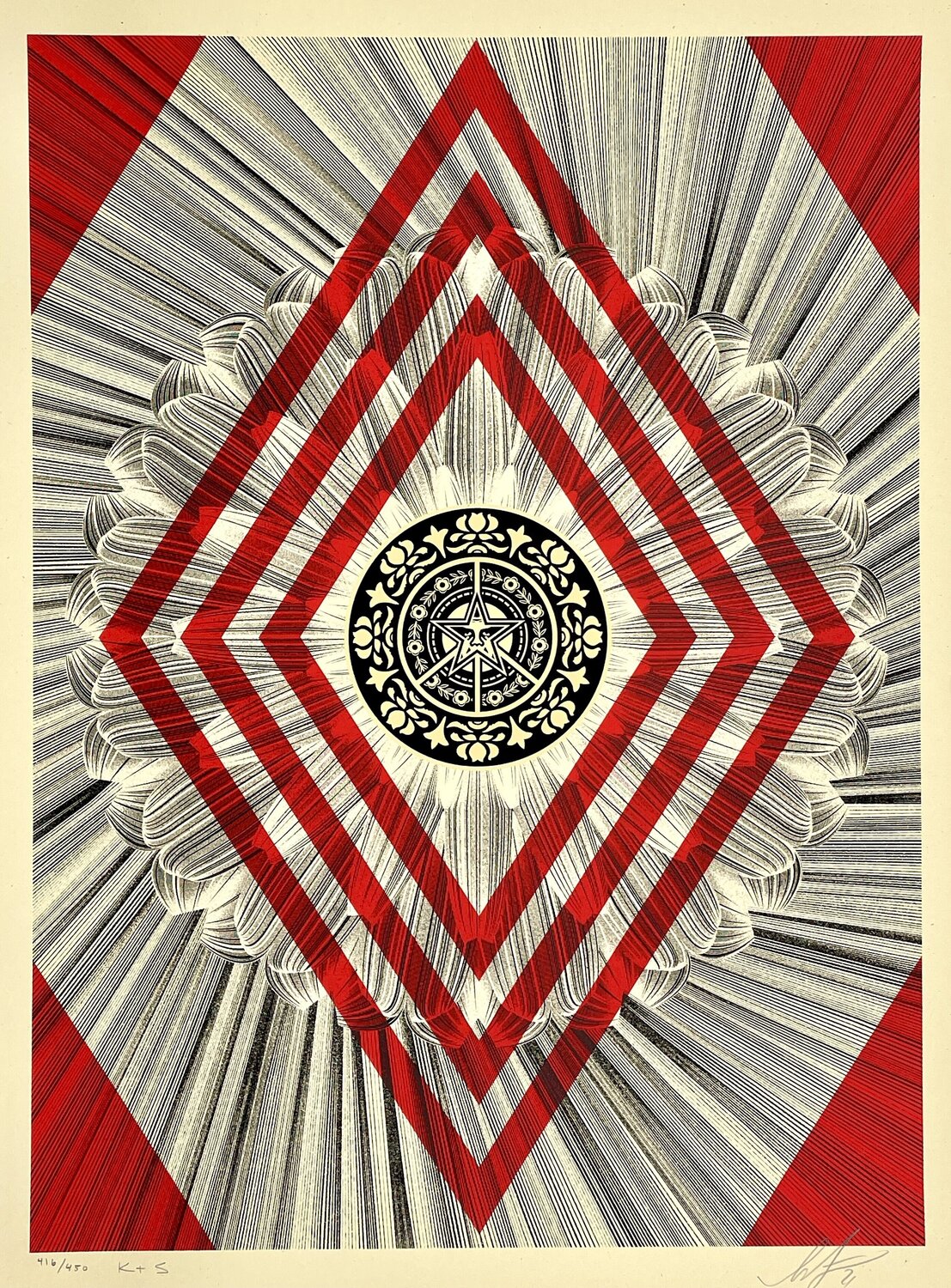Obey K&S Flower Diamond Shepard Fairey