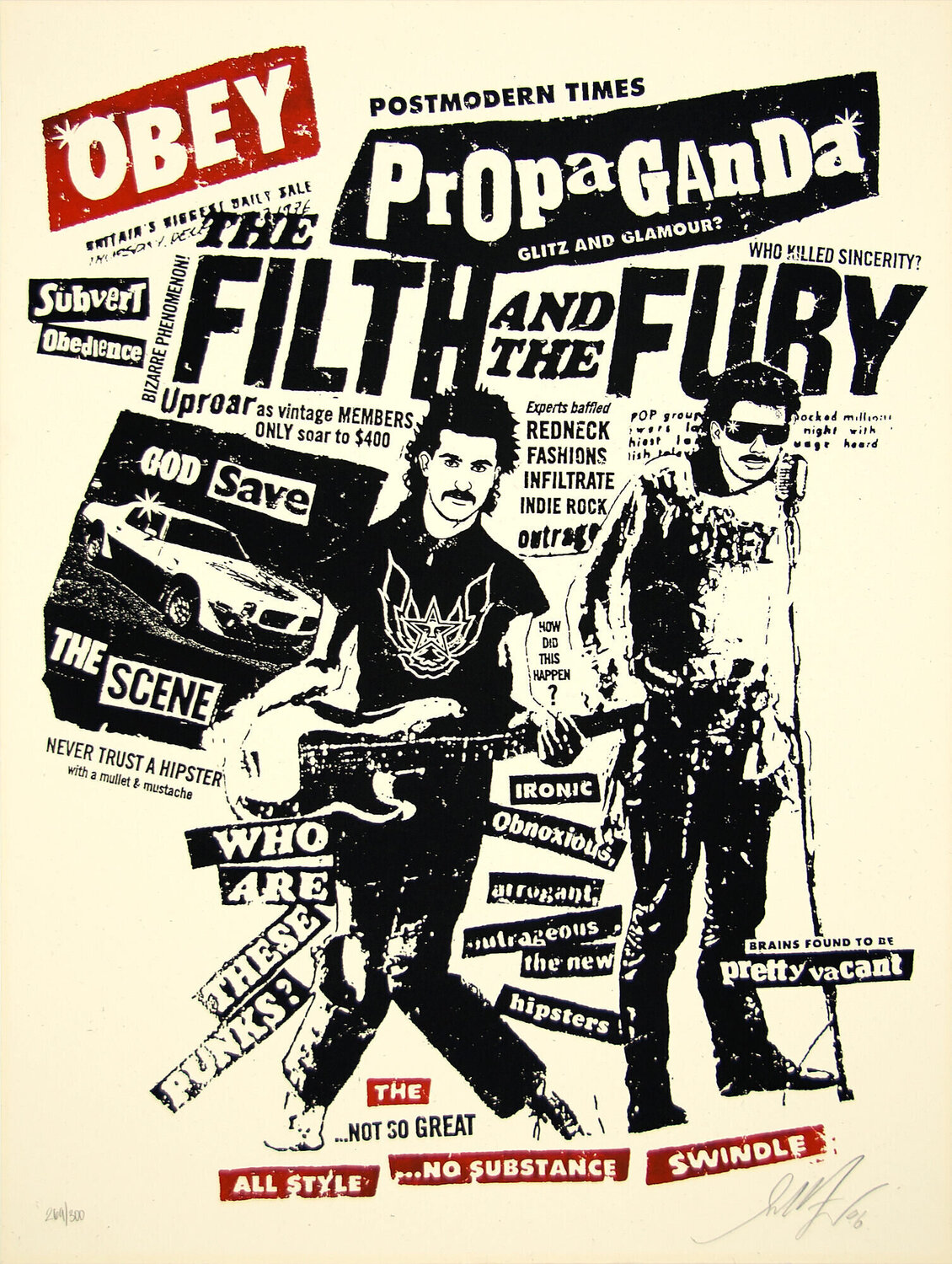 FILTH AND FURY Shepard Fairey