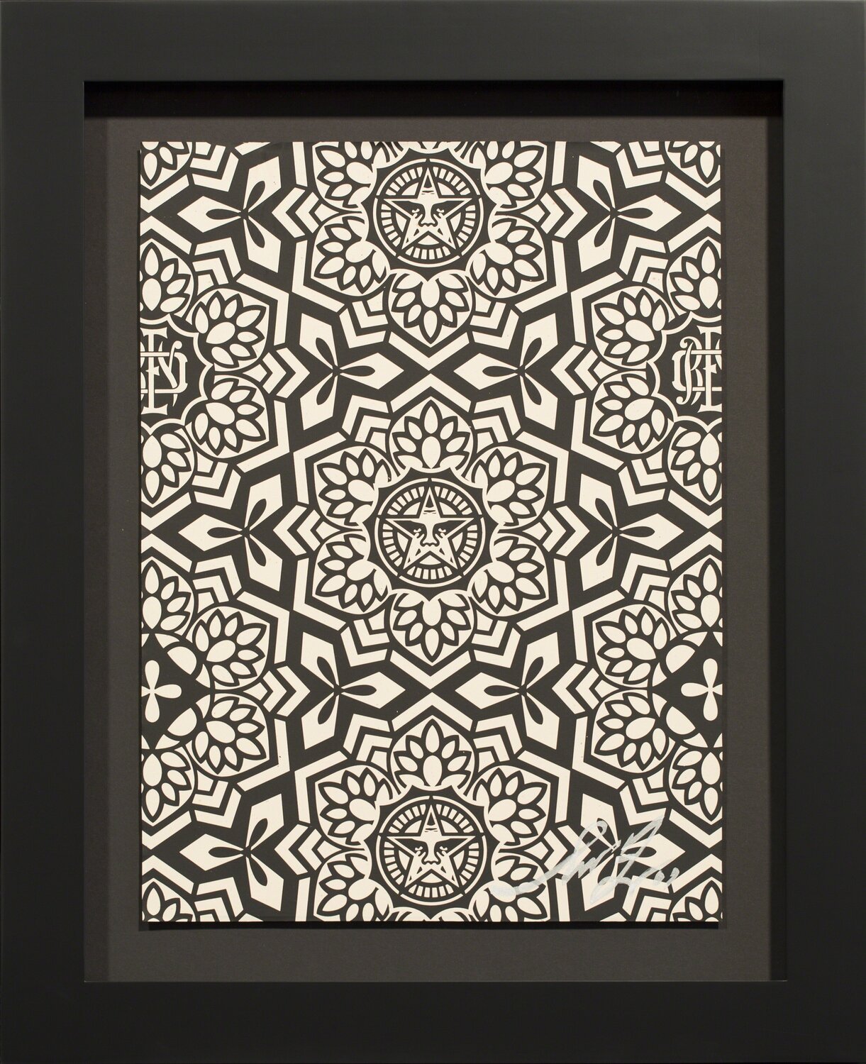YEN PATTERN (BLACK) Shepard Fairey