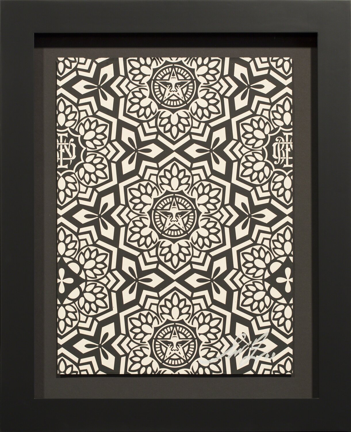 YEN PATTERN (BLACK) Shepard Fairey