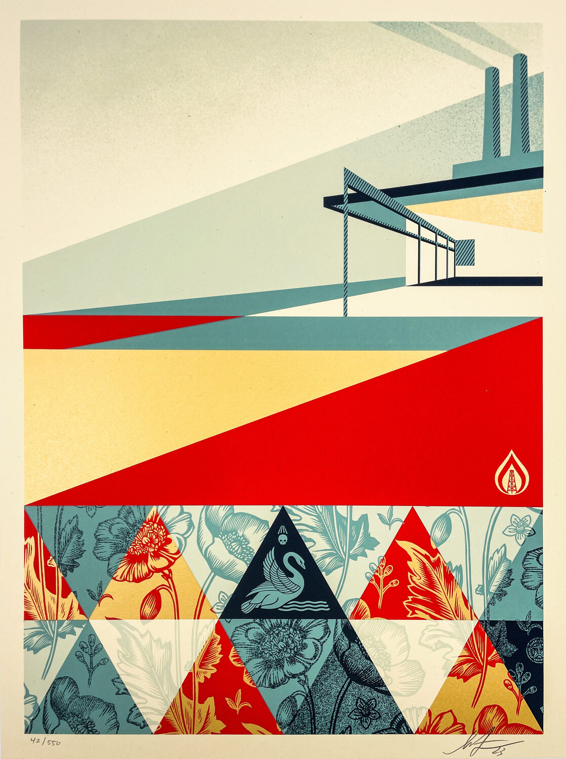 Pattern of Denial Shepard Fairey