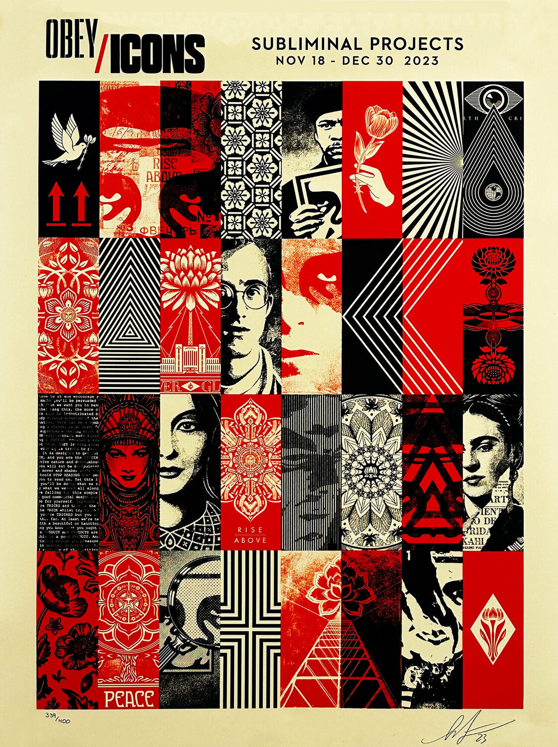 Obey/Icons' **ON SALE** Shepard Fairey Druck zu verkaufen
