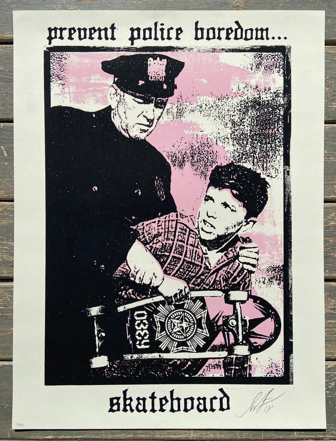 Prevent Police Boredom Shepard Fairey