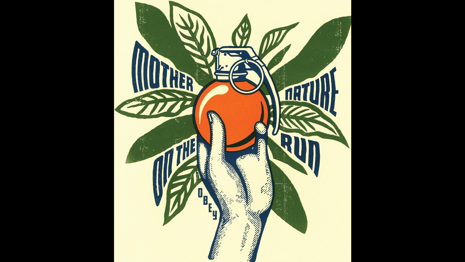 Mother Nature on the Run Letterpress Shepard Fairey Druck zu verkaufen
