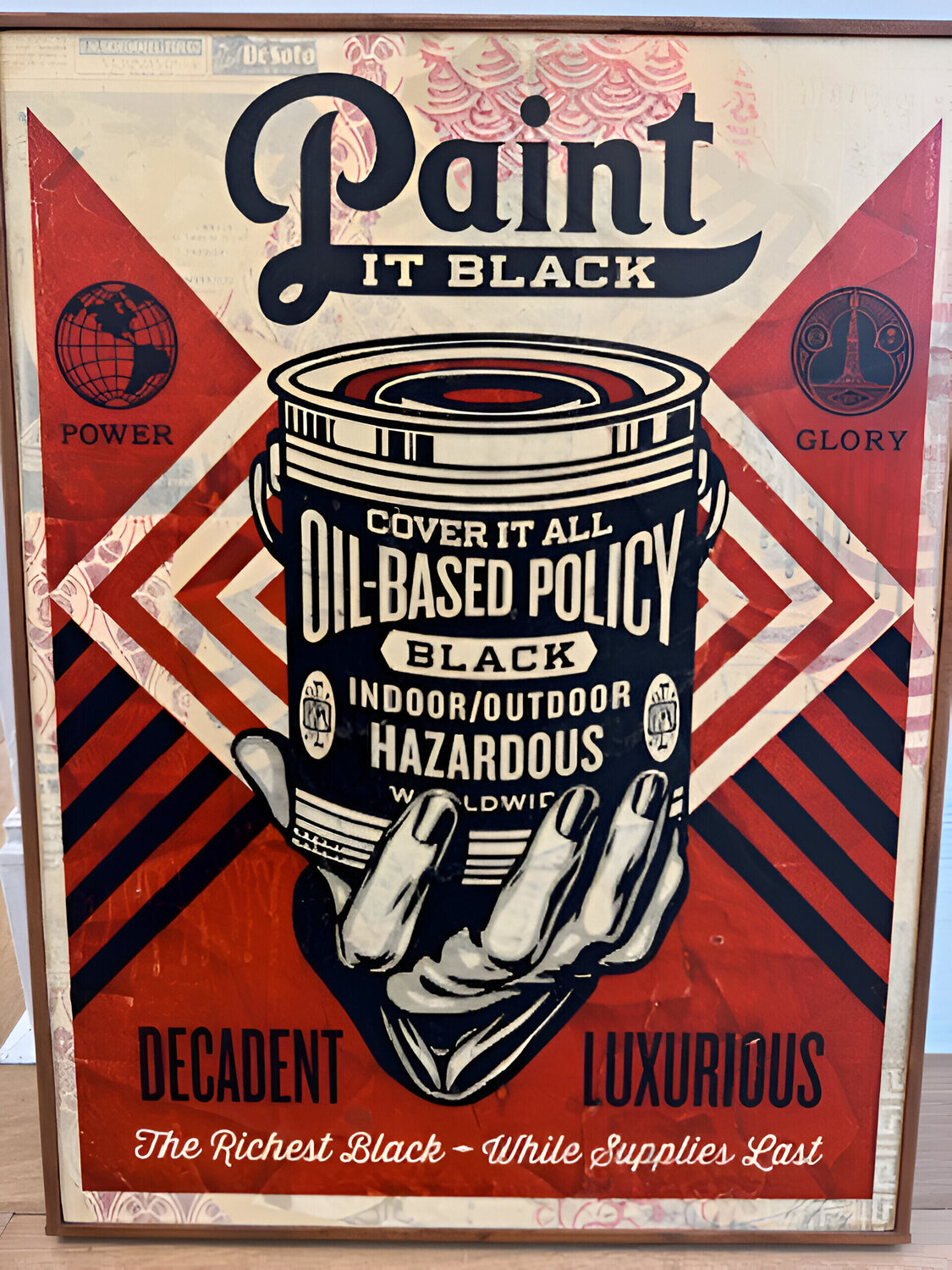 Paint it black Shepard Fairey