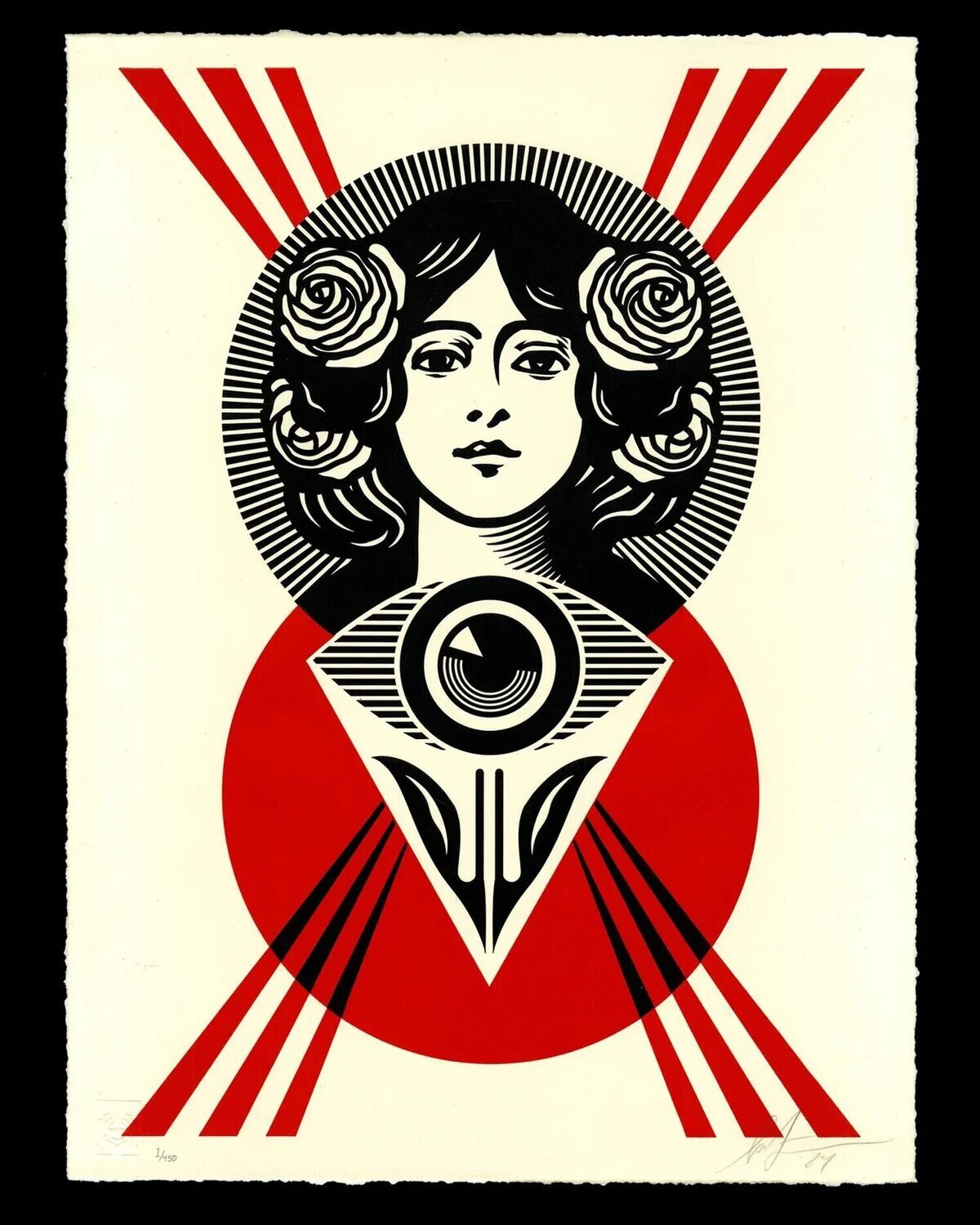THIRD EYE OPEN LETTERPRESS Shepard Fairey