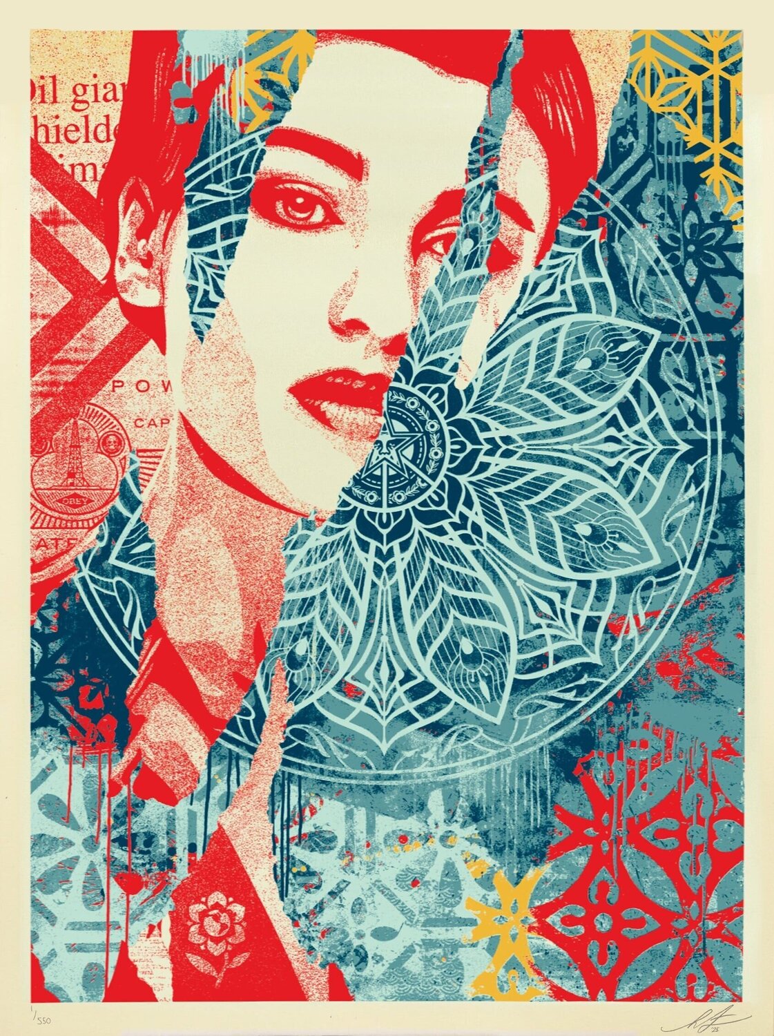 Fractured Harmony Shepard Fairey