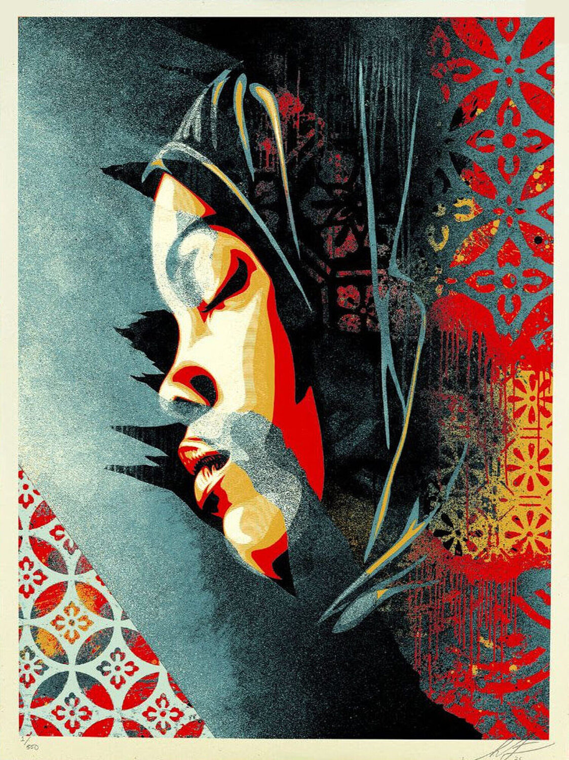 Meditation Woman Shepard Fairey