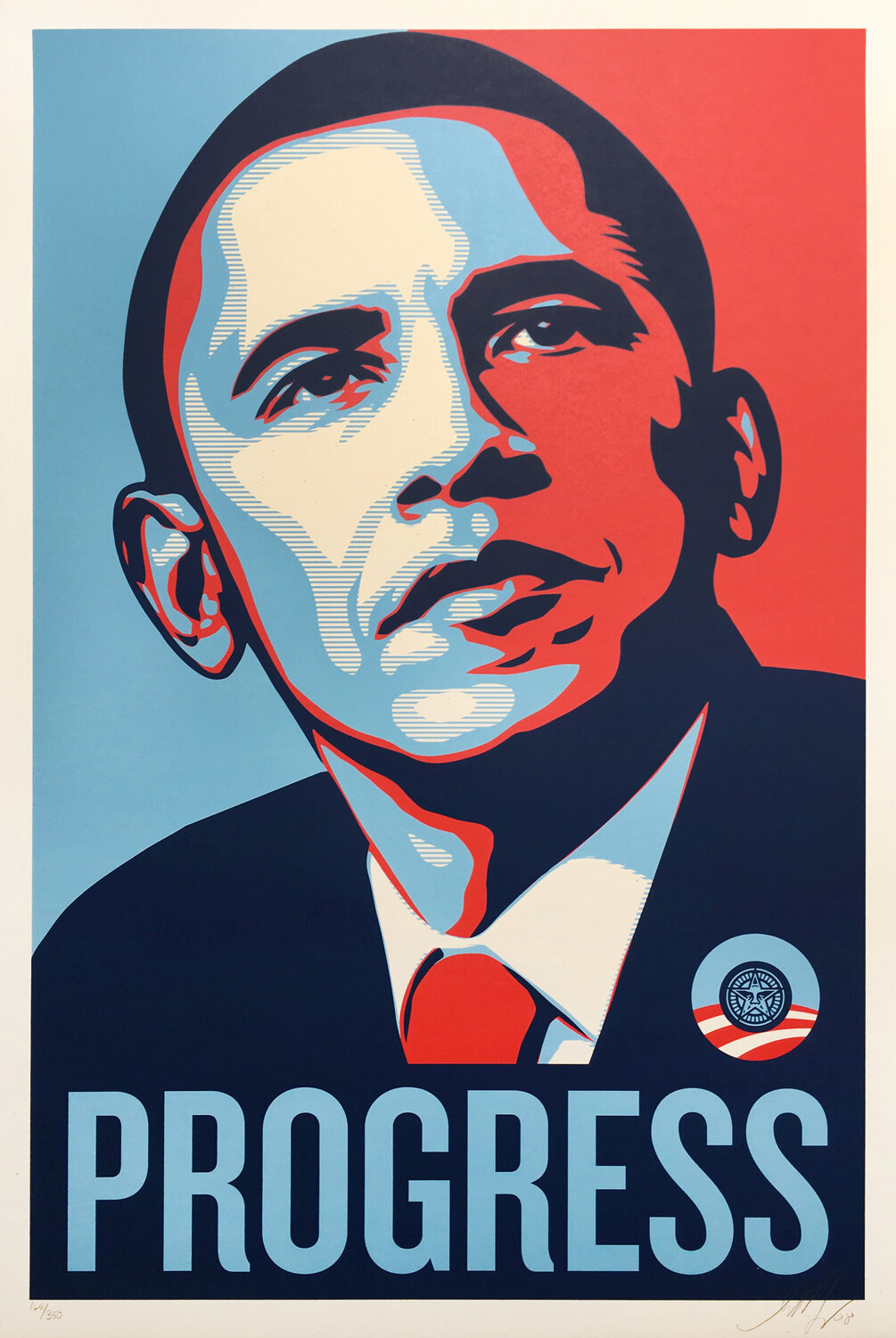 Obama Progress Shepard Fairey