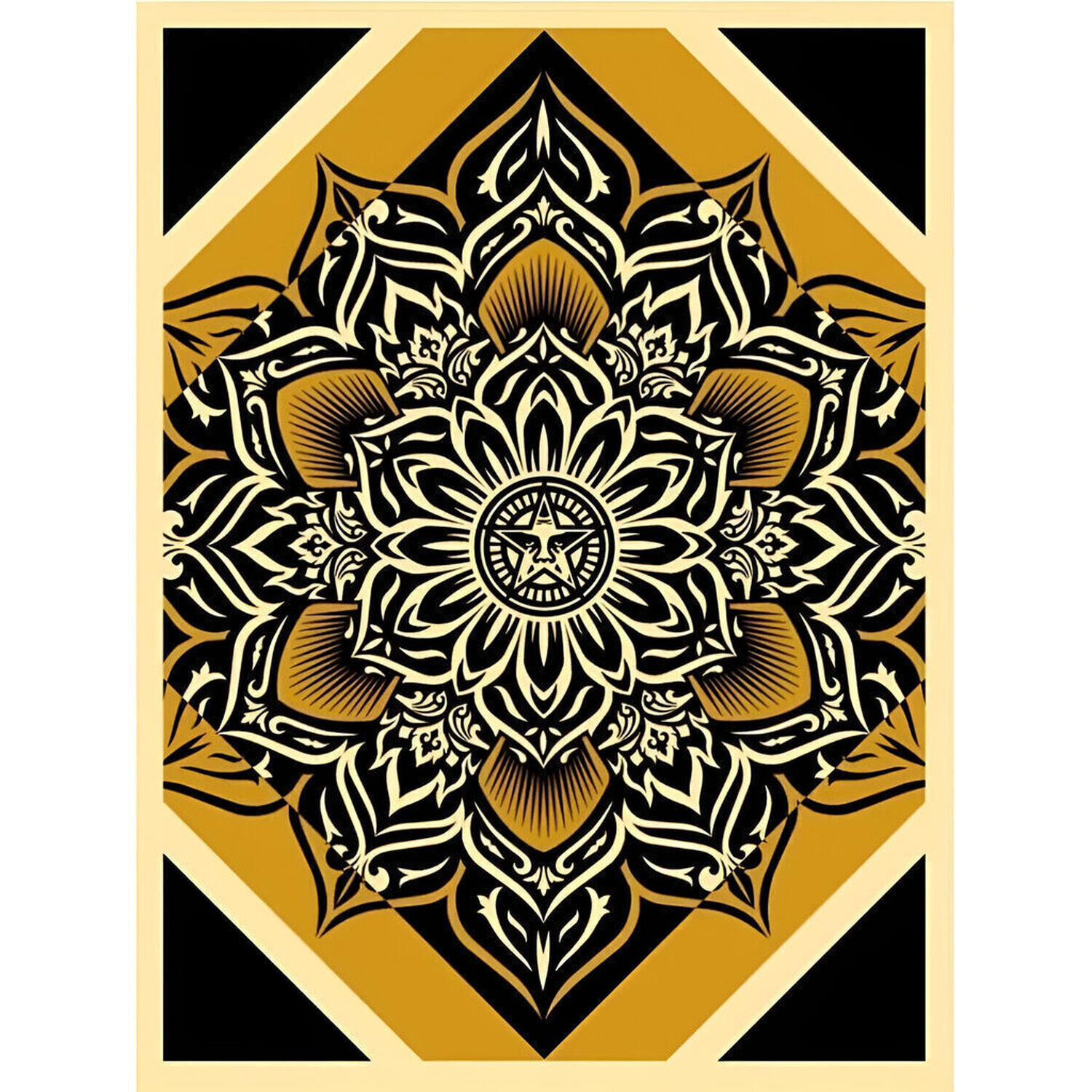 Lotus Diamond (gold) Shepard Fairey