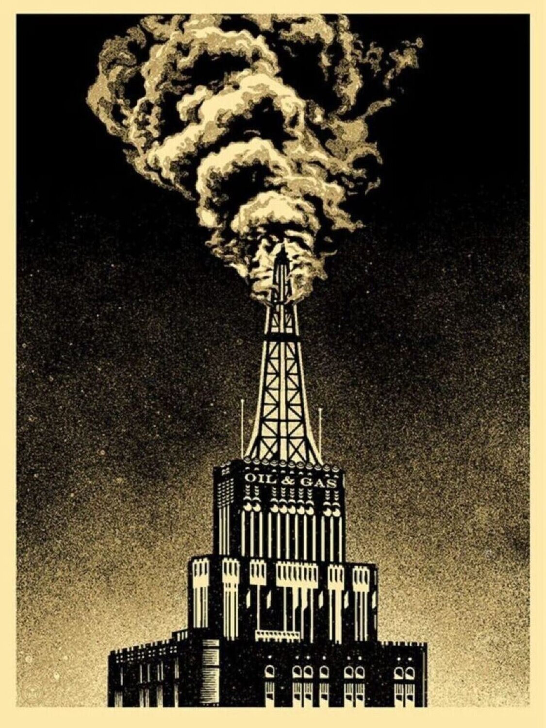 Oil and Gas Shepard Fairey Print for sale