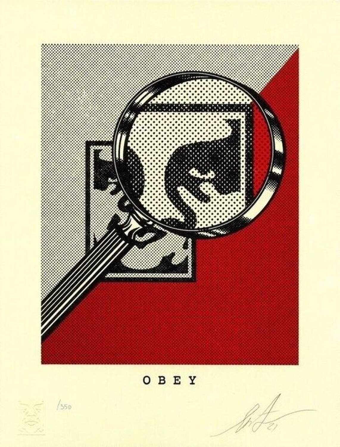 Magnifying Glass Shepard Fairey Édition à vendre