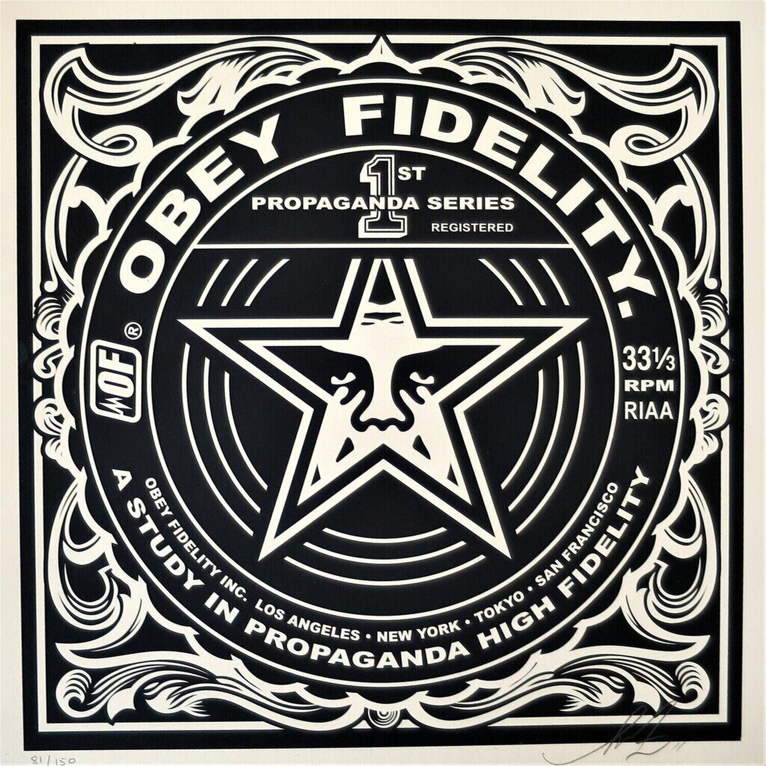 Obey Fidelity Shepard Fairey Édition à vendre