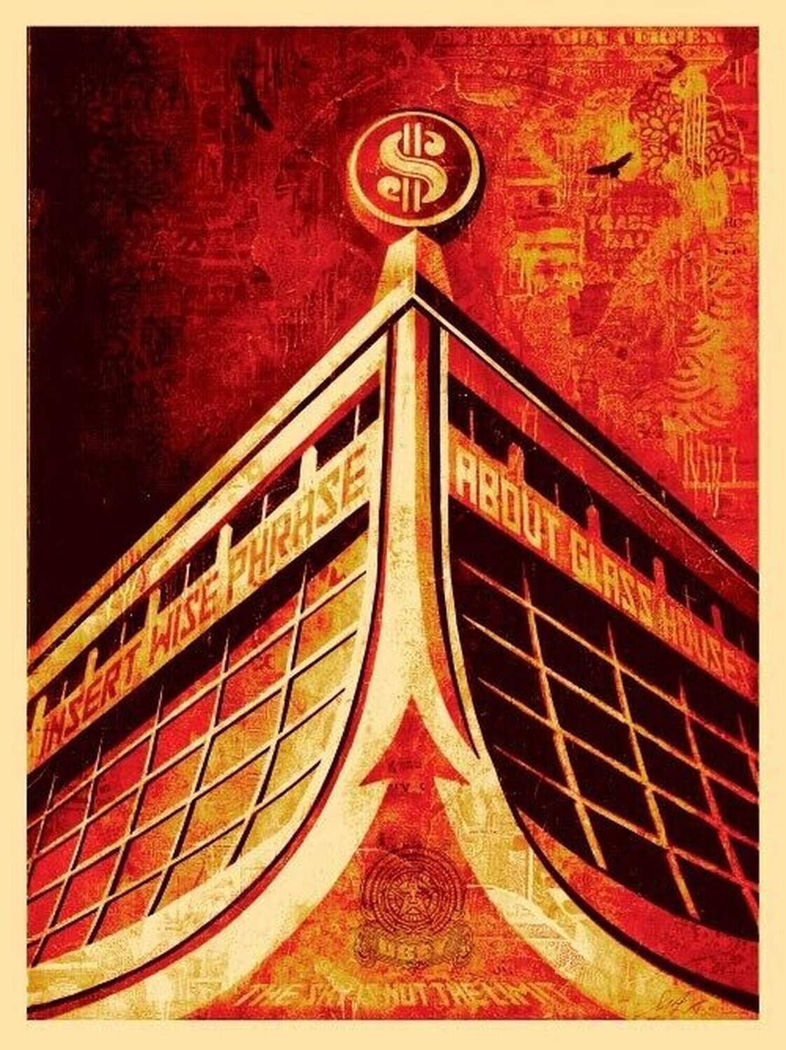 Glass House Shepard Fairey Édition à vendre