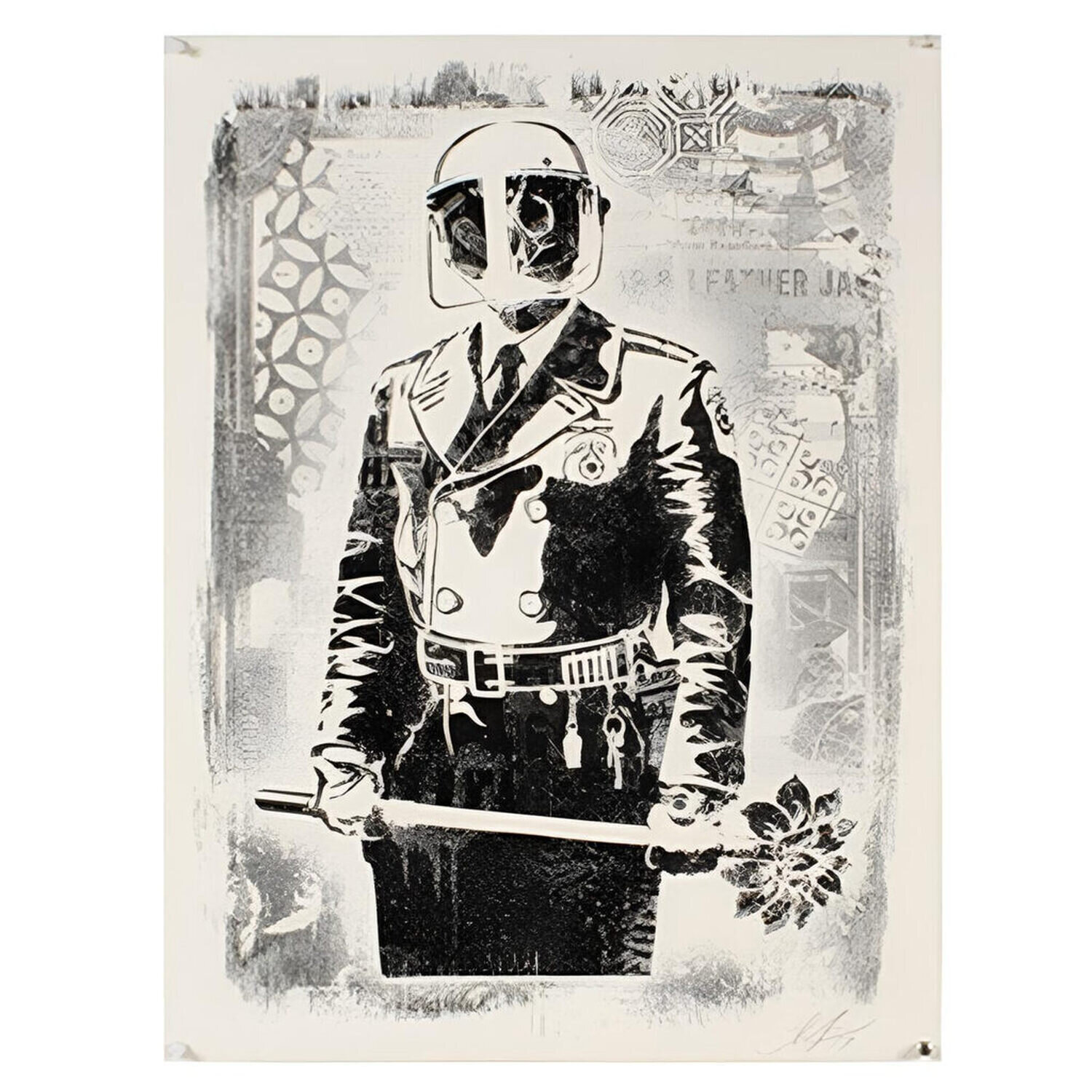 My Florist is a D*ck Shepard Fairey Stampa in vendita