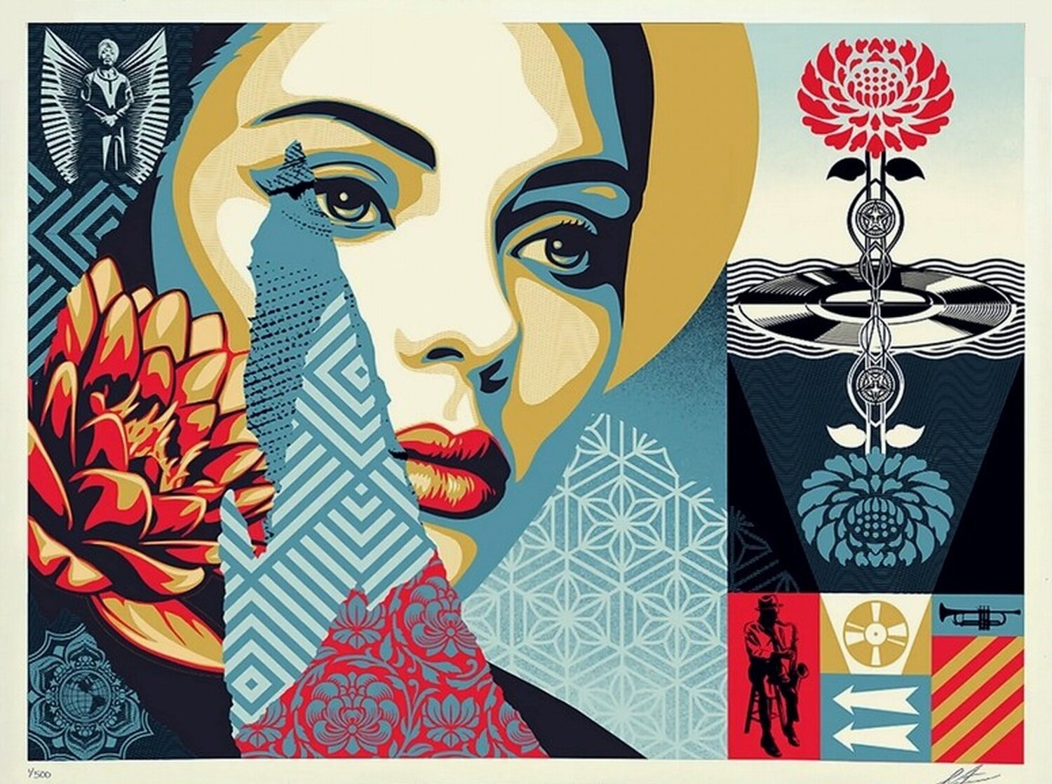 Harmonious Elements Shepard Fairey Édition à vendre