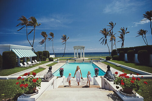 Slim Aarons 'Neo-Classical Pool' by Slim Aarons, Photography for Sale on Singulart