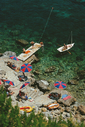 Slim Aarons 'Porto Ercole' van Slim Aarons, Fotografie te koop op Singulart